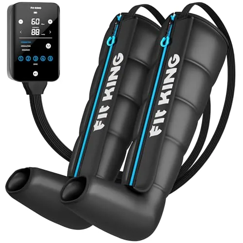 FIT KING Cordless Air Compression Recovery System, 5 Zones Leg Massager (SMALL) $145 AC + Free Shipping
