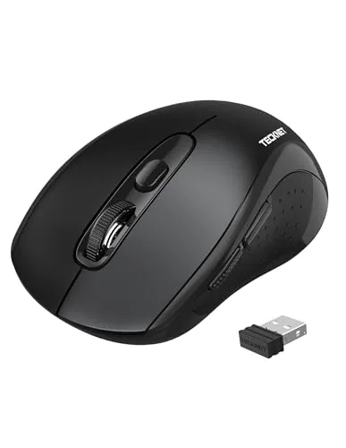 Amazon – TECKNET Bluetooth 5.0/2.4GHz Silent Wireless Mouse, 4000 DPI $6.99 w/ Code