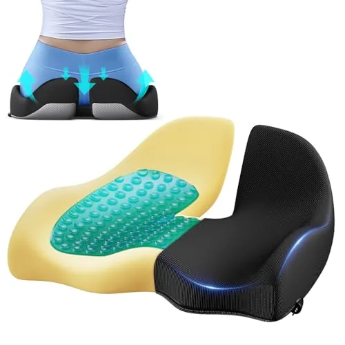 Amazon – Benazcap Large Cooling Gel Memory Foam Seat Cushion $17.99 w/ Code