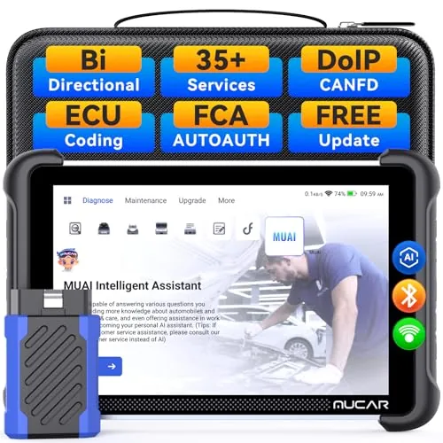 MUCAR 892BT AI-Assisted Bidirectional Scan Tool, Full System OBD2 Scanner, Bi-Directional OBD2 Scanner Diagnostic Tool $479 AC + Free Shipping