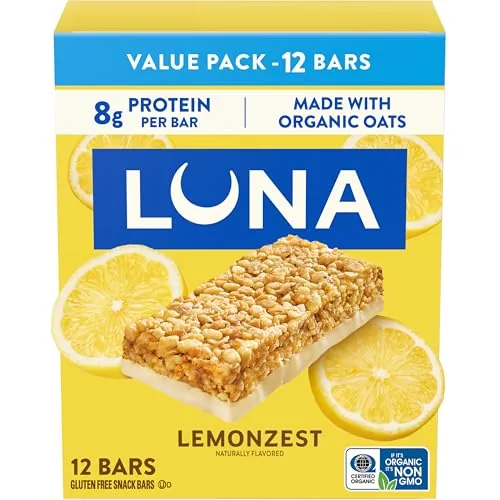 12-Count LUNA Bar Lemon Zest Bars $8.02 w/ S&S + Free Shipping w/ Prime or on $35+