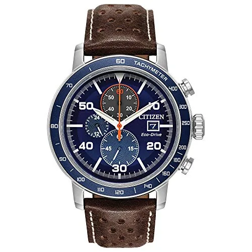 44mm Citizen Men's Eco-Drive Weekender Brycen Chronograph Watch (2 Colors)