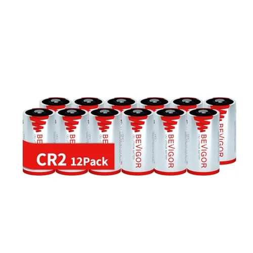 12-Pack BEVIGOR CR2 3V Lithium Batteries $10.80 @ Amazon